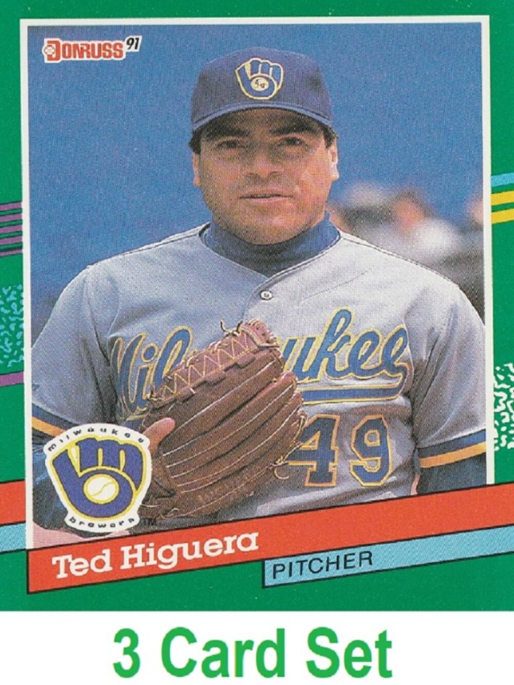 Ted Higuera Baseball Card Collection